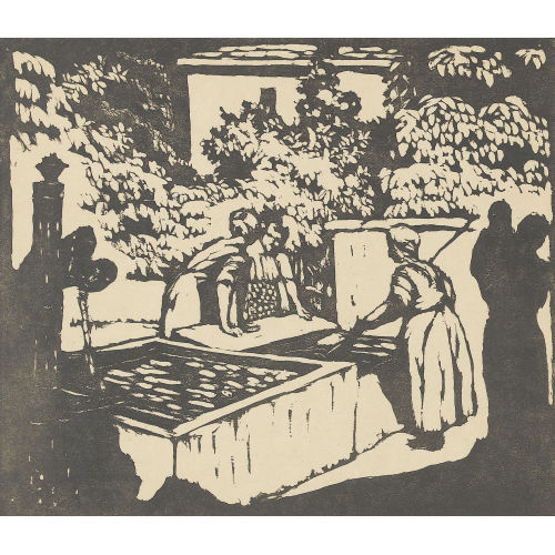 GIOVANNI GIACOMETTI : Frauen am Brunnen (DOBIASCHOFSKY AUKTIONEN AG)