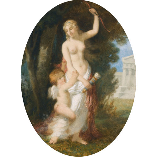 JULES (AUCH SALLES-WAGNER SALLES : Venus entwaffnet Amor (DOBIASCHOFSKY AUKTIONEN AG)
