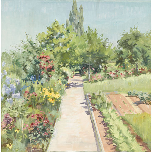 MARCUS JACOBI : Sommerlicher Garten (DOBIASCHOFSKY AUKTIONEN AG)