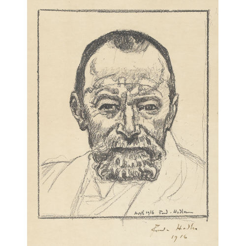 FERDINAND HODLER : Selbstbildnis (DOBIASCHOFSKY AUKTIONEN AG)