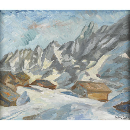 FRANZ GEHRI : Die Engelh�rner im Winter (DOBIASCHOFSKY AUKTIONEN AG)