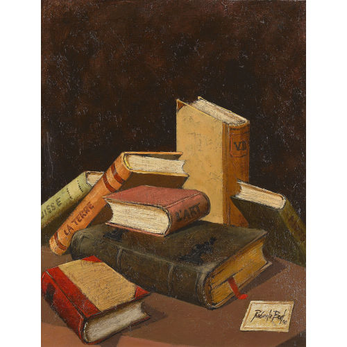 ROBERTO BORT : 'Vieux livres' (DOBIASCHOFSKY AUKTIONEN AG)