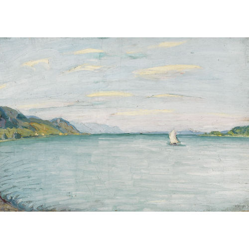 ERNST SAMUEL GEIGER : 'Morgen auf dem See' (DOBIASCHOFSKY AUKTIONEN AG)
