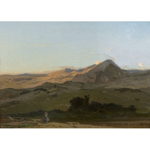 �TIENNE DUVAL : Libanesische Landschaft mit dem Hermon (DOBIASCHOFSKY AUKTIONEN AG)