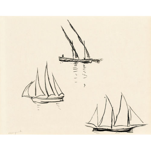ALBERT MARQUET : Drei Segelboote (DOBIASCHOFSKY AUKTIONEN AG)