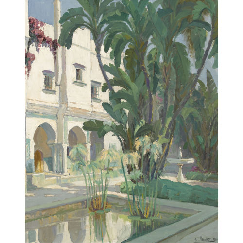 MARCELLE LUCIE HEUSSER-PRODON : 'Alger - ancien palais du Dey' (DOBIASCHOFSKY AUKTIONEN AG)