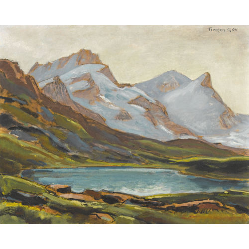 FRAN�OIS GOS : 'Rimpfischhorn et Strahlhorn' (DOBIASCHOFSKY AUKTIONEN AG)