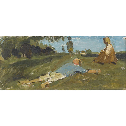 ALBERT ANKER : Kinder auf Wiese (DOBIASCHOFSKY AUKTIONEN AG)