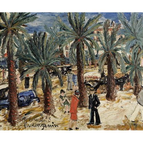 LUCIEN G�NIN : Promenade in Cannes (DOBIASCHOFSKY AUKTIONEN AG)