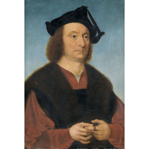 JOOS VAN CLEVE : Portr�t eines Mannes mit Ehering (DOBIASCHOFSKY AUKTIONEN AG)