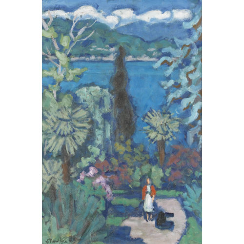 FRED STAUFFER : 'S�dlicher Garten' (DOBIASCHOFSKY AUKTIONEN AG)
