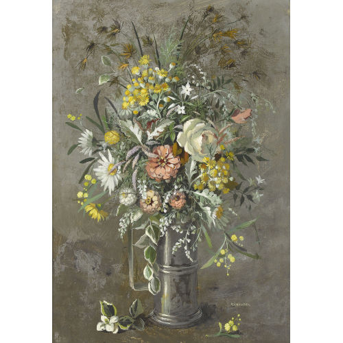 REN�E YOLANDA HAUSER : 'Fleurs de mon jardin' (DOBIASCHOFSKY AUKTIONEN AG)