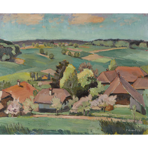 FERNAND RIARD : 'Fr�hlingslandschaft' (DOBIASCHOFSKY AUKTIONEN AG)
