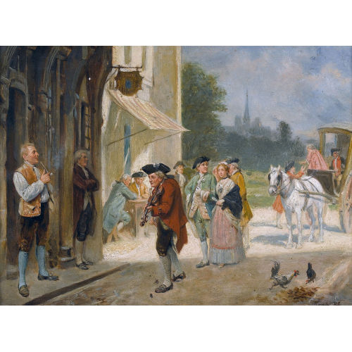 MAURICE BLUM : Der Strassenmusikant (DOBIASCHOFSKY AUKTIONEN AG)