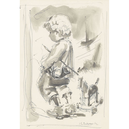KARL SCHENK : Pinkelnder Knabe (DOBIASCHOFSKY AUKTIONEN AG)
