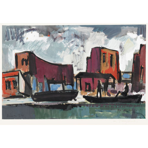 CARL WALTER LINER : 'In Tarragona' (DOBIASCHOFSKY AUKTIONEN AG)