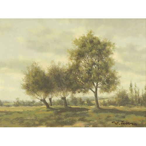WALTER) FELBRA (EIGTL. FELLER-BRAND : Wiesenlandschaft mit B�umen (DOBIASCHOFSKY AUKTIONEN AG)