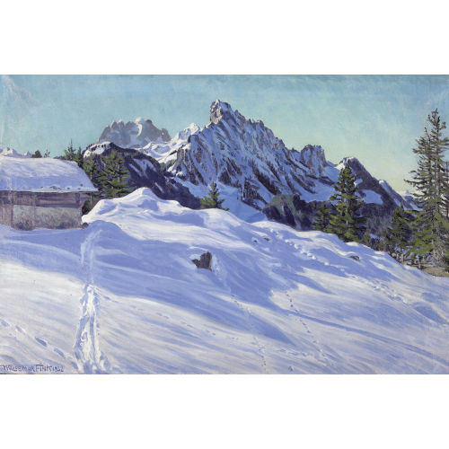 WALDEMAR THEOPHIL FINK : 'Wintermorgen' (DOBIASCHOFSKY AUKTIONEN AG)