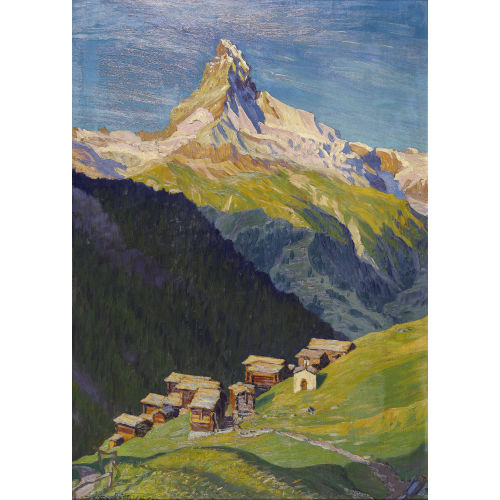 WALDEMAR THEOPHIL FINK : 'Erste Morgensonne' (DOBIASCHOFSKY AUKTIONEN AG)