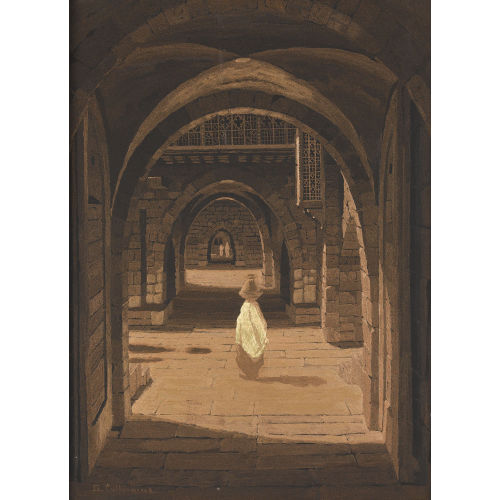 BERNHARD CULLMANN : Orientalische Altstadtpartie (DOBIASCHOFSKY AUKTIONEN AG)
