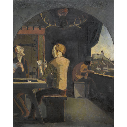 ERNST GEORG R�EGG : Die Kartenspieler (DOBIASCHOFSKY AUKTIONEN AG)