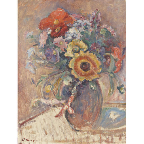 LOUIS HENRI DE MEURON : Blumenstillleben (DOBIASCHOFSKY AUKTIONEN AG)