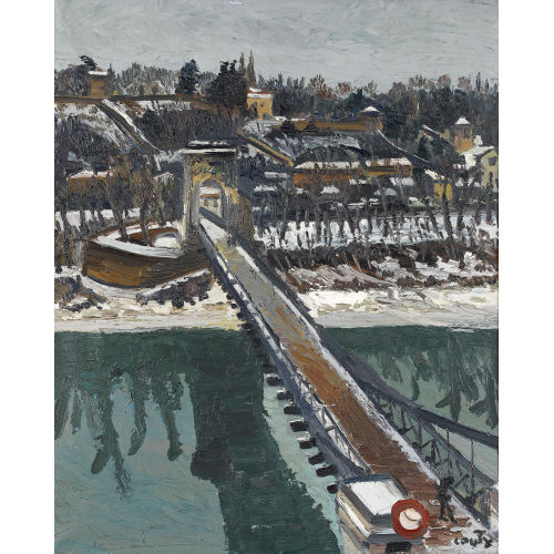 JEAN COUTY : 'Vue de l′�le Barbe' (DOBIASCHOFSKY AUKTIONEN AG)