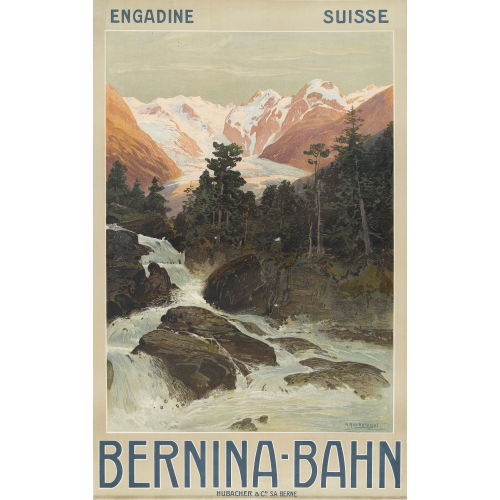 ANTON RECKZIEGEL : 'Bernina-Bahn' (DOBIASCHOFSKY AUKTIONEN AG)