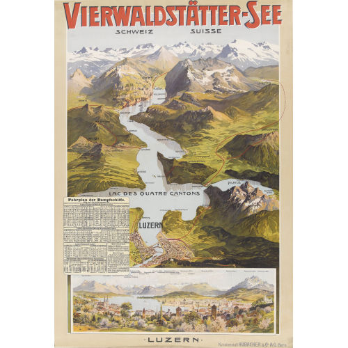 ANTON RECKZIEGEL : 'Vierwaldst�tter-See' (DOBIASCHOFSKY AUKTIONEN AG)