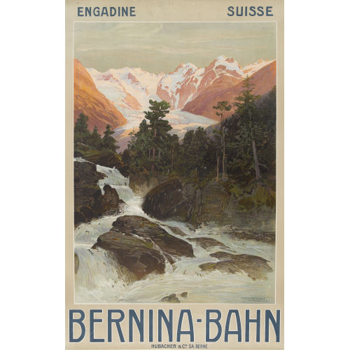 ANTON RECKZIEGEL : 'Bernina-Bahn' (DOBIASCHOFSKY AUKTIONEN AG)