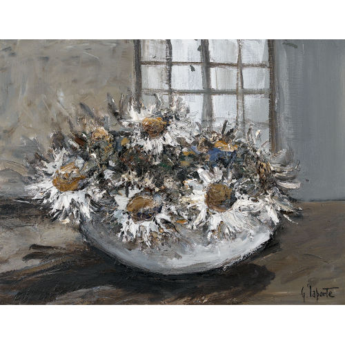 GEORGES LAPORTE : Stillleben mit Silberdisteln (DOBIASCHOFSKY AUKTIONEN AG)