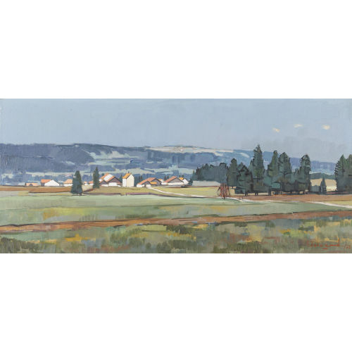 SERGE VOISARD : 'La Chaux-des-Breuleux' (DOBIASCHOFSKY AUKTIONEN AG)