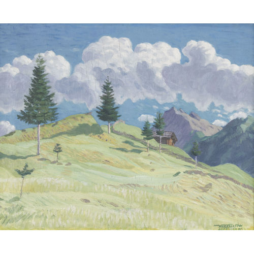 WALDEMAR THEOPHIL FINK : 'Wolken die vor�berziehen' (DOBIASCHOFSKY AUKTIONEN AG)