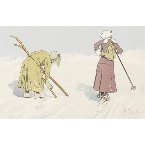 CARLO PELLEGRINI : Skifahrerinnen (DOBIASCHOFSKY AUKTIONEN AG)