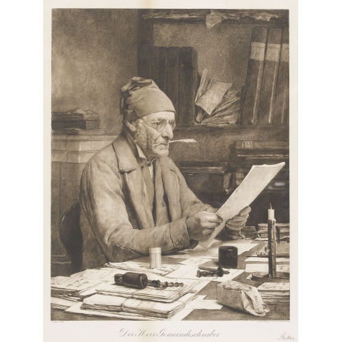 ALBERT ANKER : 'Der Herr Gemeindeschreiber' (DOBIASCHOFSKY AUKTIONEN AG)