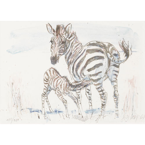 FRITZ HUG : Zebras (DOBIASCHOFSKY AUKTIONEN AG)