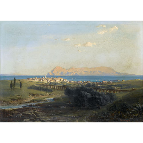 FRITZ BAMBERGER : 'Der Felsen von Gibraltar' (DOBIASCHOFSKY AUKTIONEN AG)