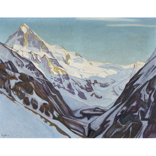 FRAN�OIS DE RIBAUPIERRE : 'Dent Blanche. Soir. Novembre' (DOBIASCHOFSKY AUKTIONEN AG)