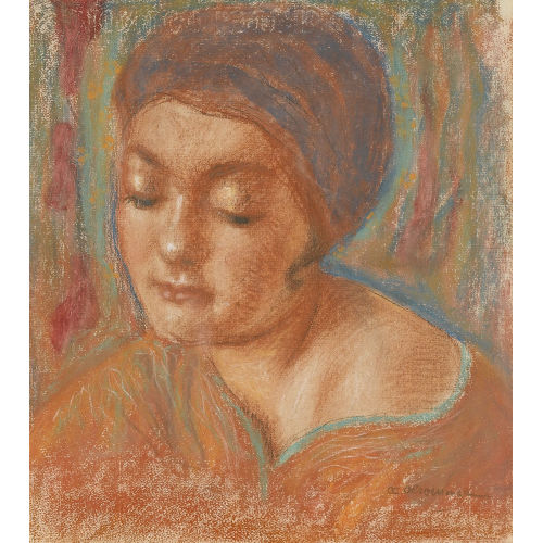 CHARLES CLOS OLSOMMER : Bildnis einer jungen Frau (DOBIASCHOFSKY AUKTIONEN AG)