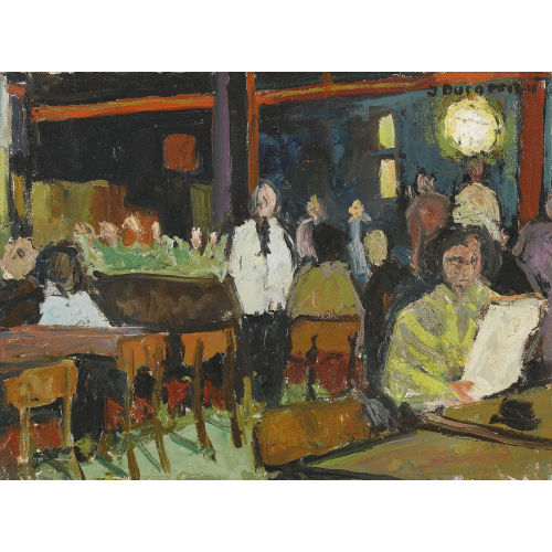 JEAN-F�LIX DUCOMMUN : 'Caf� � Paris' (DOBIASCHOFSKY AUKTIONEN AG)