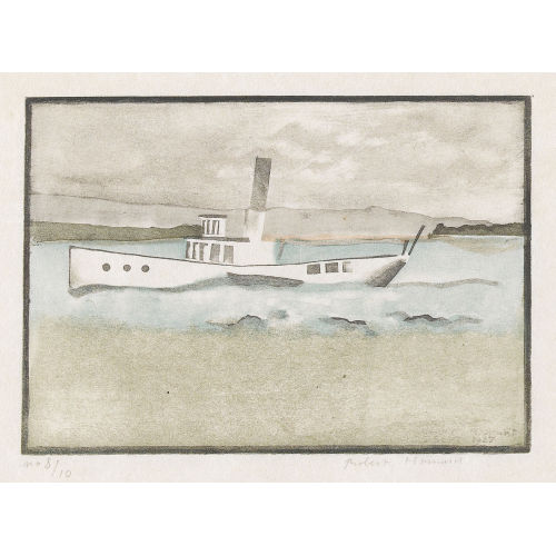 ROBERT HAINARD : 'Bateau � vapeur' (DOBIASCHOFSKY AUKTIONEN AG)