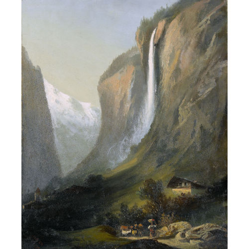 FERDINAND HODLER : 'Der Staubbachfall' (DOBIASCHOFSKY AUKTIONEN AG)