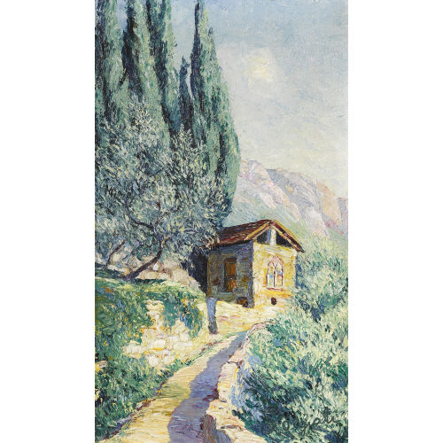 RODOLFO OLGIATI : 'Presso Varenna' (DOBIASCHOFSKY AUKTIONEN AG)