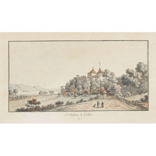 JOHANN LUDWIG ABERLI : 'Le Ch�teau de Cerlier' (DOBIASCHOFSKY AUKTIONEN AG)