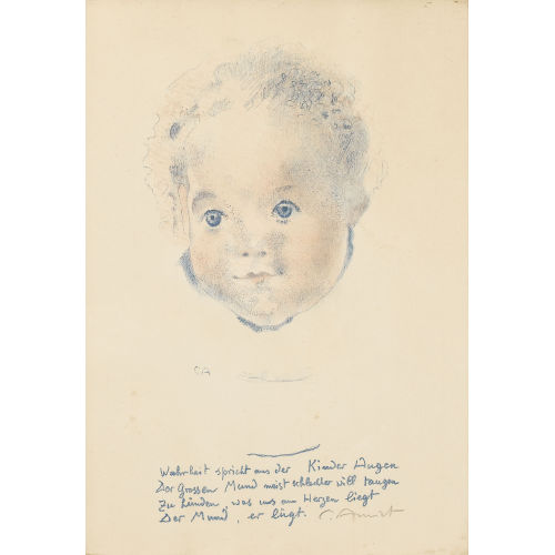 CUNO AMIET : 'Kinderk�pfchen' (DOBIASCHOFSKY AUKTIONEN AG)
