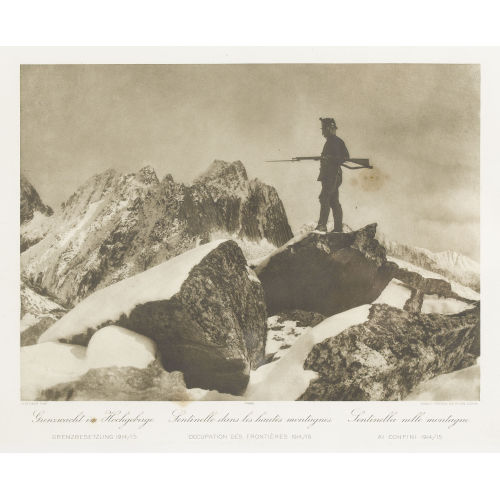 ALBERT STEINER : 'Grenzwacht im Hochgebirge' (DOBIASCHOFSKY AUKTIONEN AG)