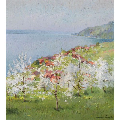 MARCUS JACOBI : Fr�hling am See (DOBIASCHOFSKY AUKTIONEN AG)
