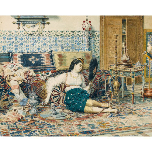 FIRMIN MARIE FRAN�OIS GIRARD : La Belle Orientale (DOBIASCHOFSKY AUKTIONEN AG)