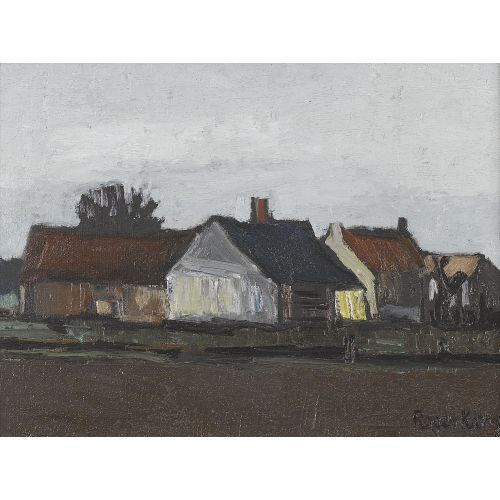 ROGER KATHY : Herbstliches Dorf (DOBIASCHOFSKY AUKTIONEN AG)