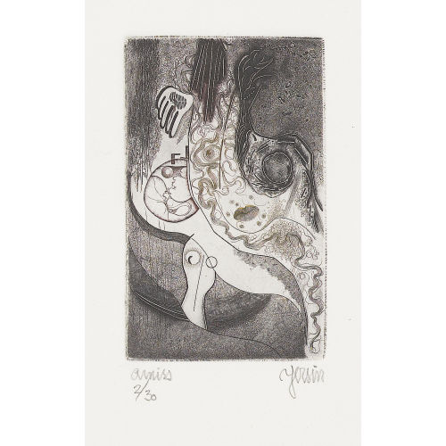 ALBERT EDGAR YERSIN : 'Amiss' (DOBIASCHOFSKY AUKTIONEN AG)